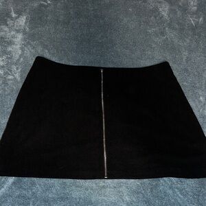 Corduroy Black Skirt